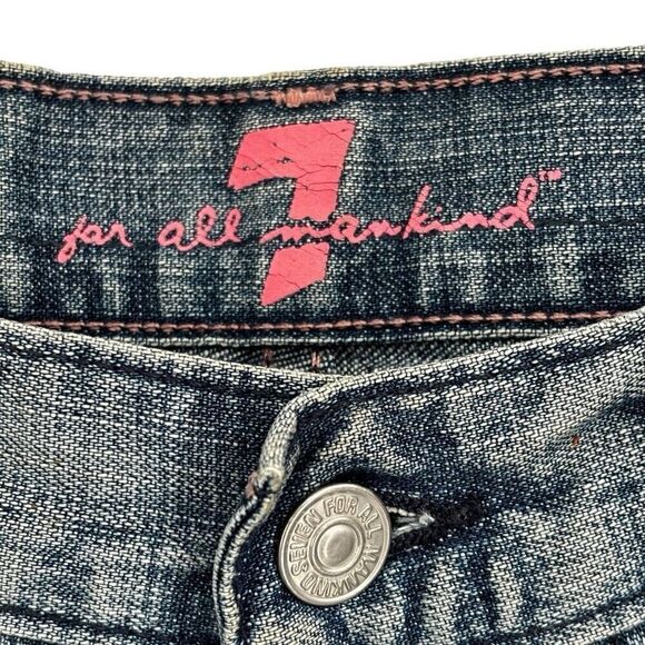 7 For All Mankind Crop Dojo Jeans Size 31 - Picture 2 of 9